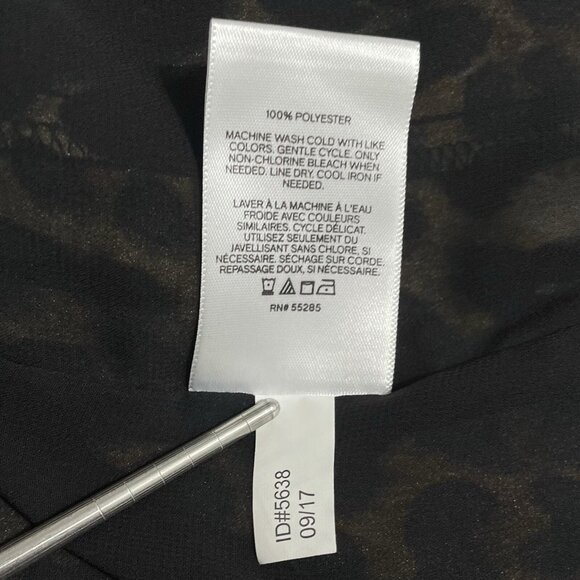 Express Womens Cami Top Size Small Spaghetti Strap V-Neck Lined Animal Print - Picture 5 of 5